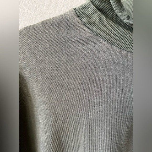 NWT RETROFETE Desreen Asymmetrical Sweater Dress in Army Green Women's Size XS - Picture 6 of 16